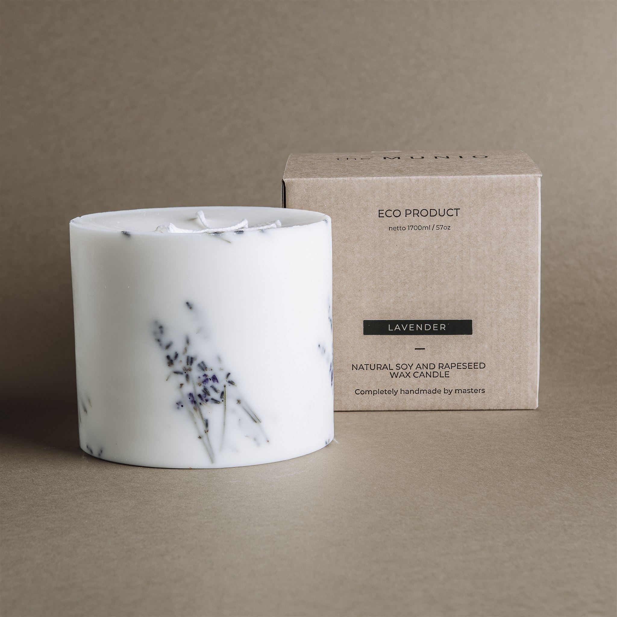 Lavender Soy Wax Large Candle Ml Biotope